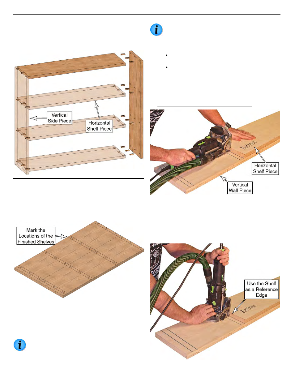 Making carcase butt joints, Making carcase, Butt joints | Festool Domino DF 500 User Manual | Page 17 / 26