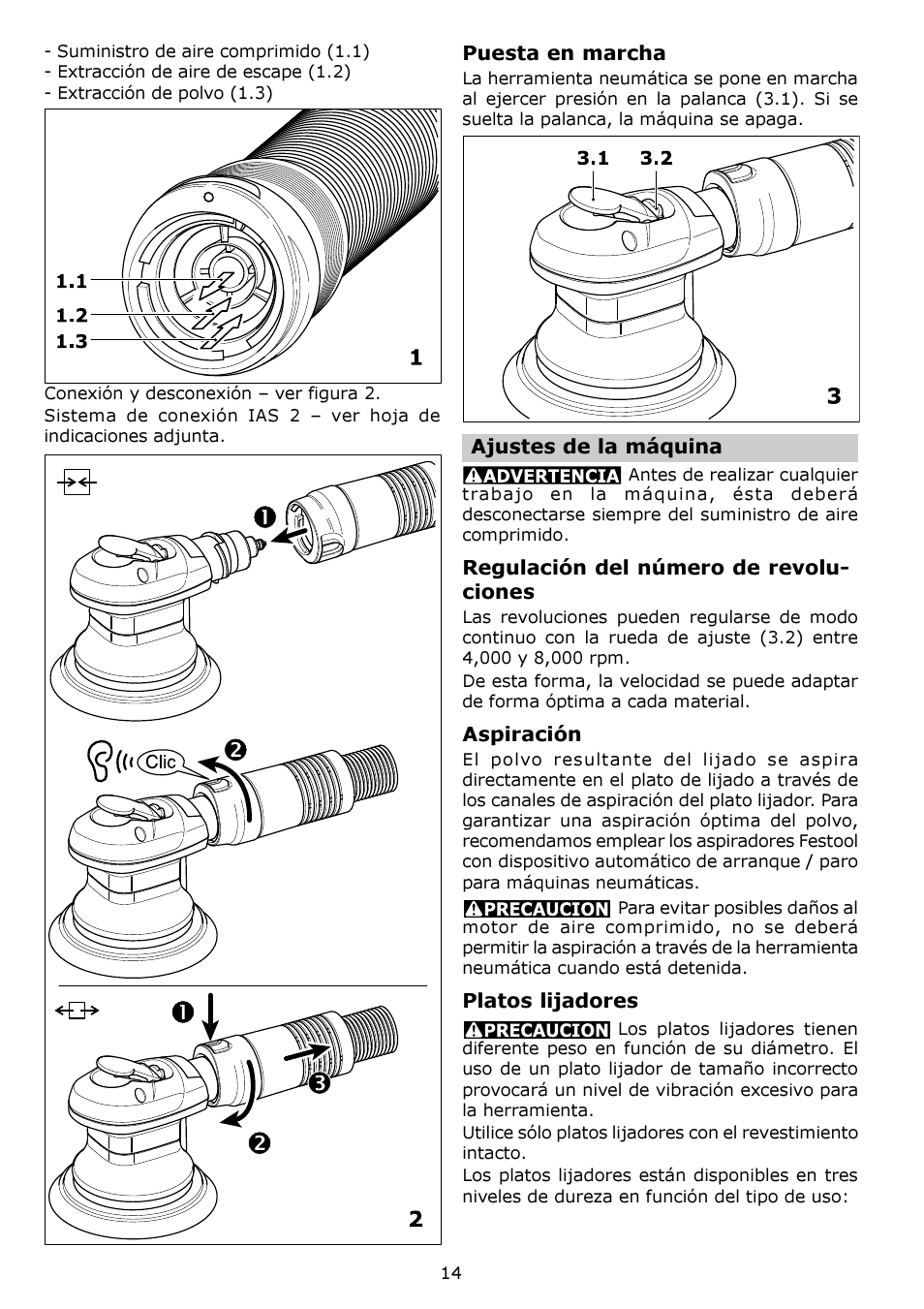 Festool LEX 2 150/3 User Manual | Page 14 / 16