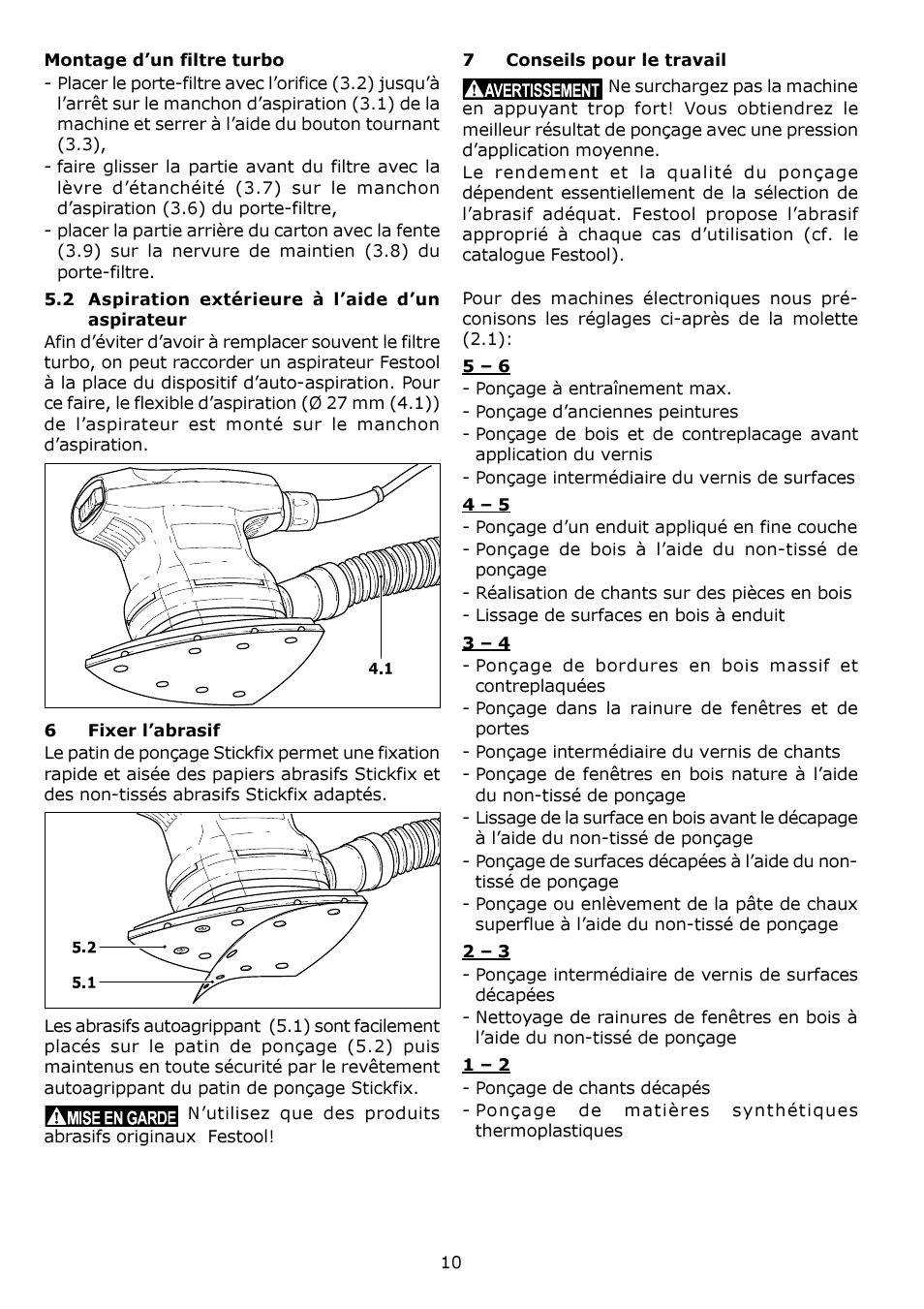 Festool DS 400 Q User Manual | Page 10 / 16