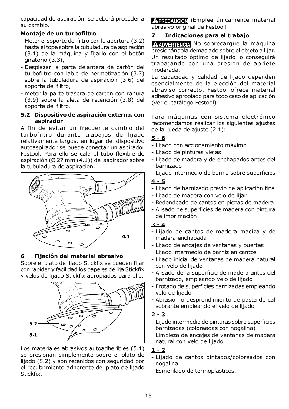 Festool DS 400 Q User Manual | Page 15 / 16