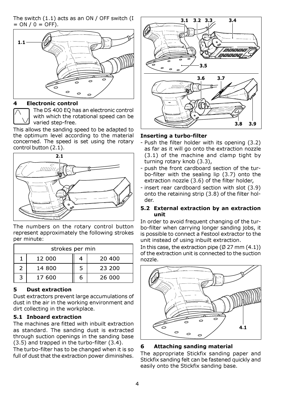 Festool DS 400 Q User Manual | Page 4 / 16