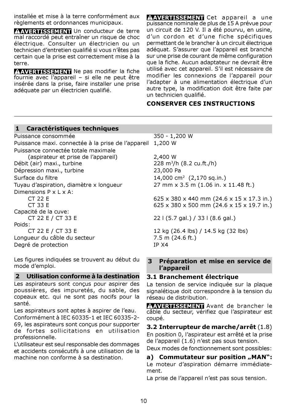 Festool CT 33 E User Manual | Page 10 / 18
