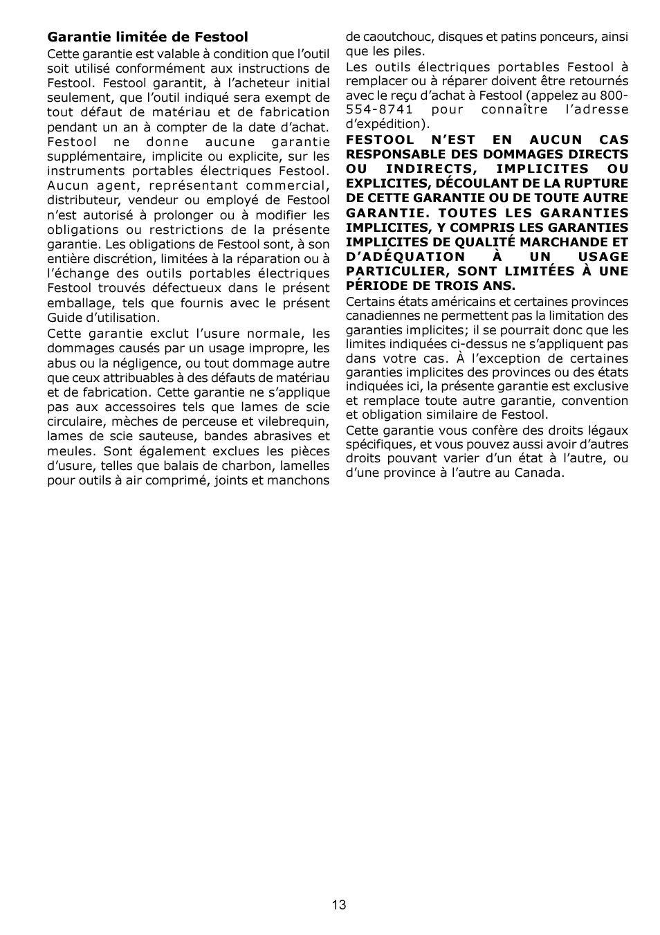 Festool CT 33 E User Manual | Page 13 / 18