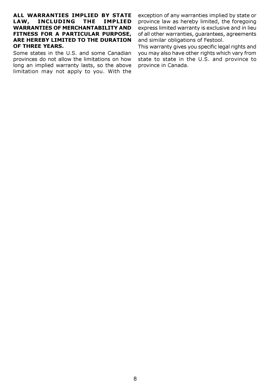 Festool CT 33 E User Manual | Page 8 / 18