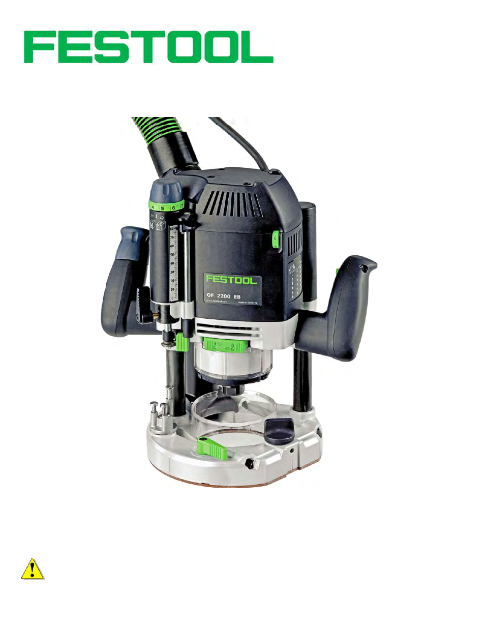 Festool Plunge OF 2200 EB User Manual | 24 pages