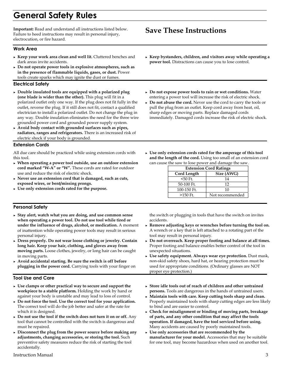 General safety rules, Save these instructions | Festool ATF 55E User Manual | Page 3 / 21