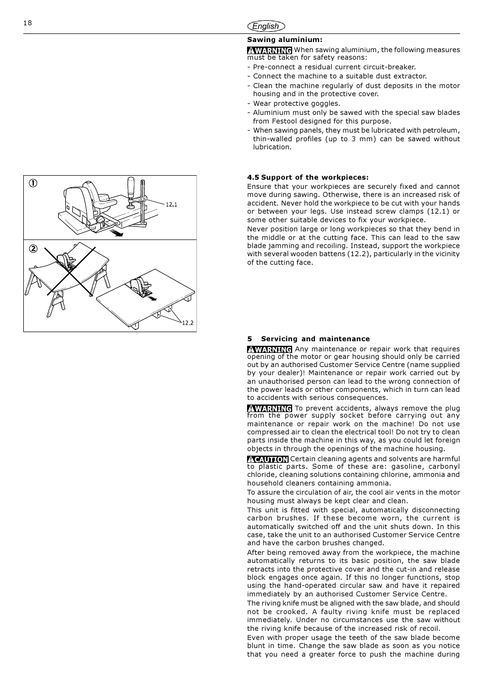 Festool AT 65 E User Manual | Page 18 / 24