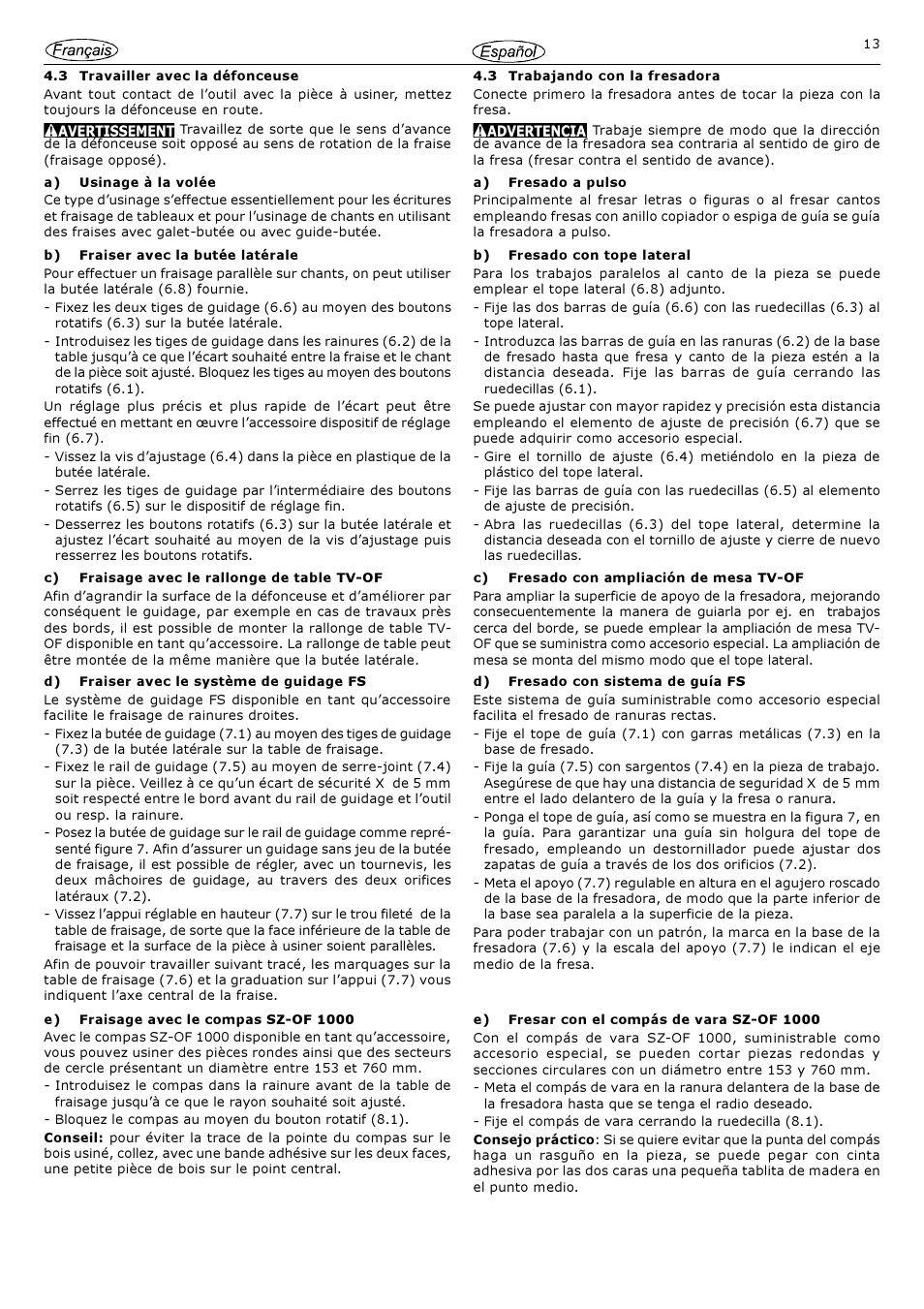 Festool 1010 EQ User Manual | Page 13 / 20