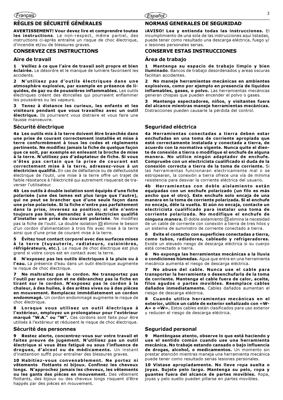 Festool 1010 EQ User Manual | Page 3 / 20