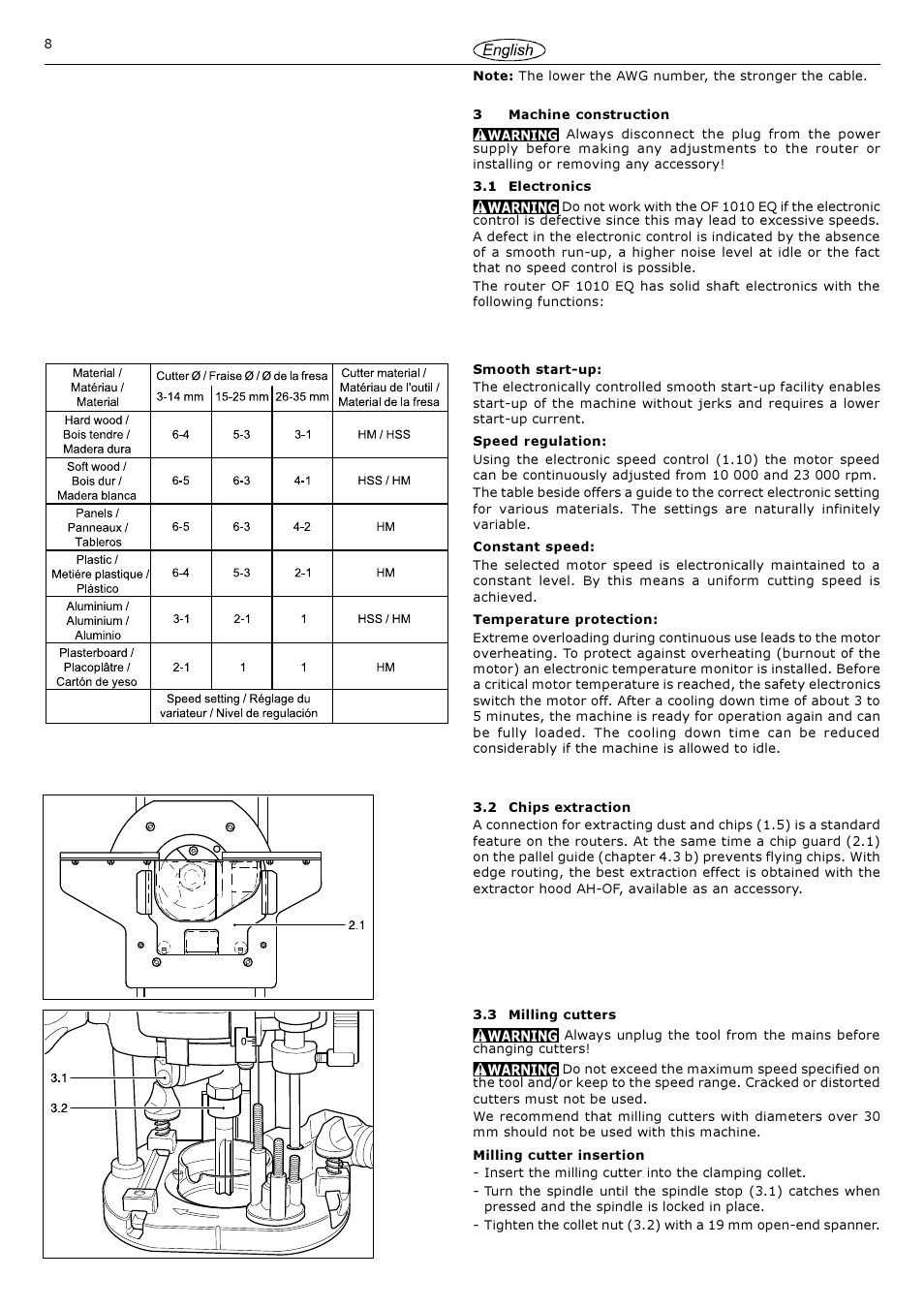 Festool 1010 EQ User Manual | Page 8 / 20