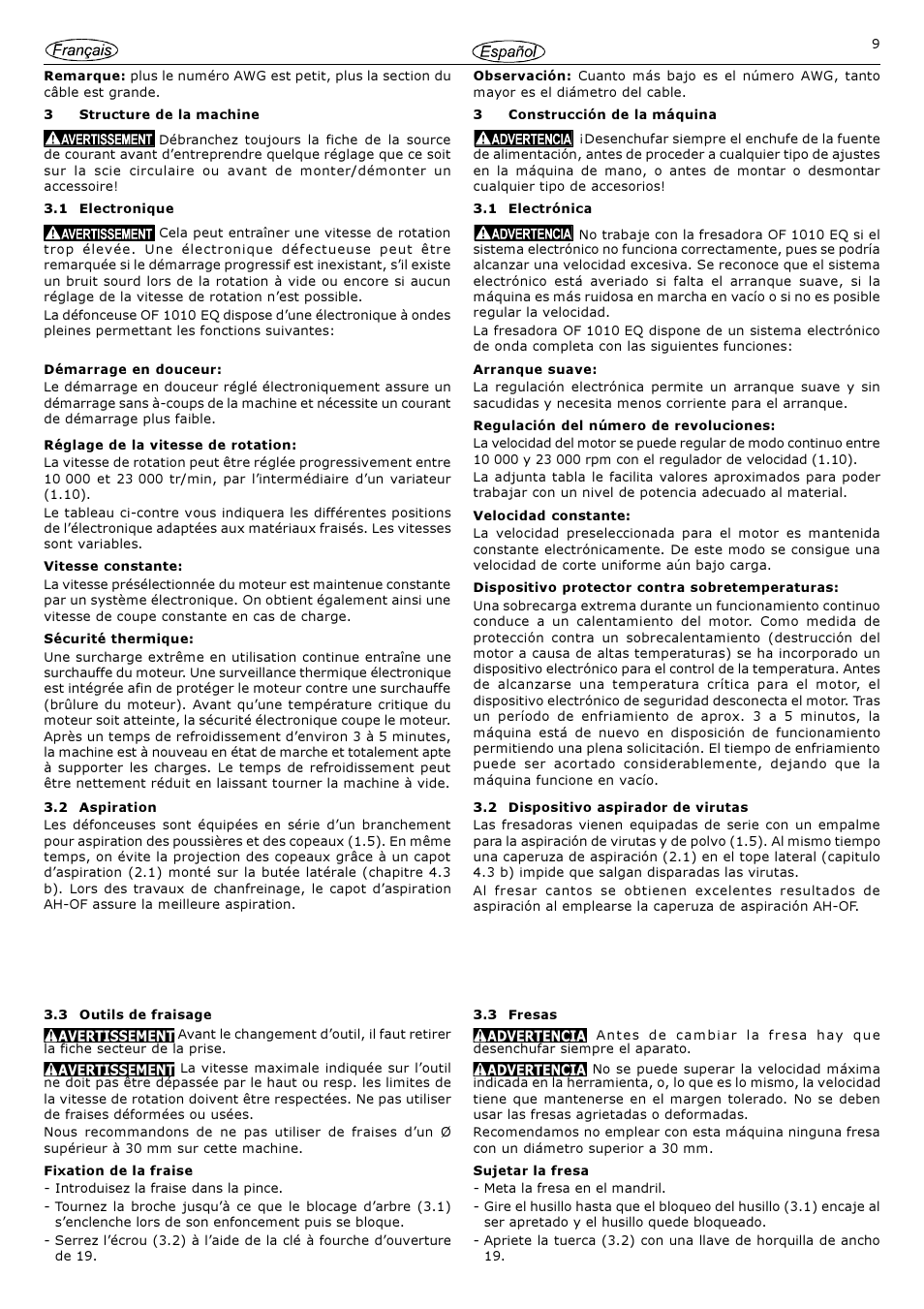 Festool 1010 EQ User Manual | Page 9 / 20