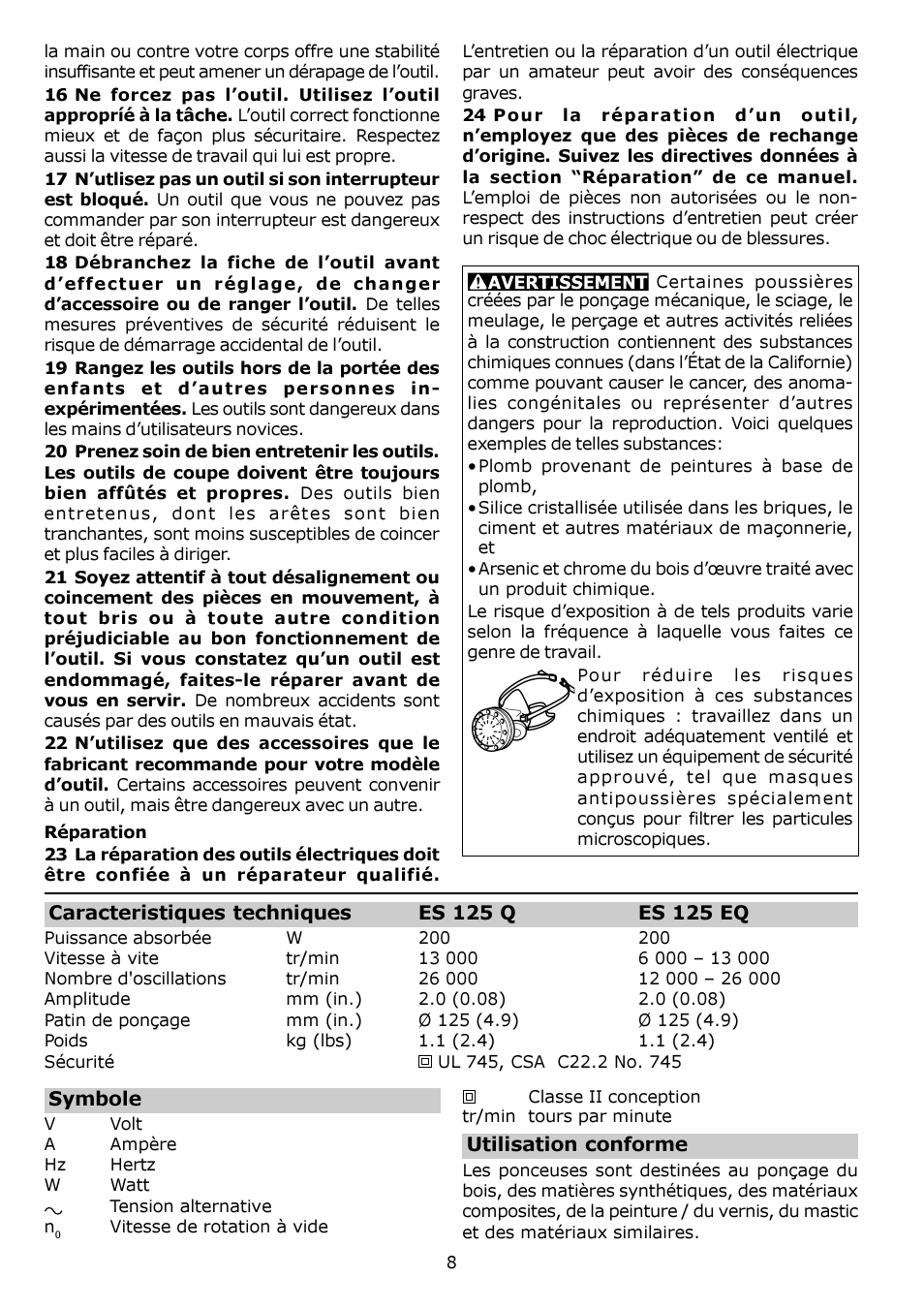 Festool ES 125 EQ User Manual | Page 8 / 16