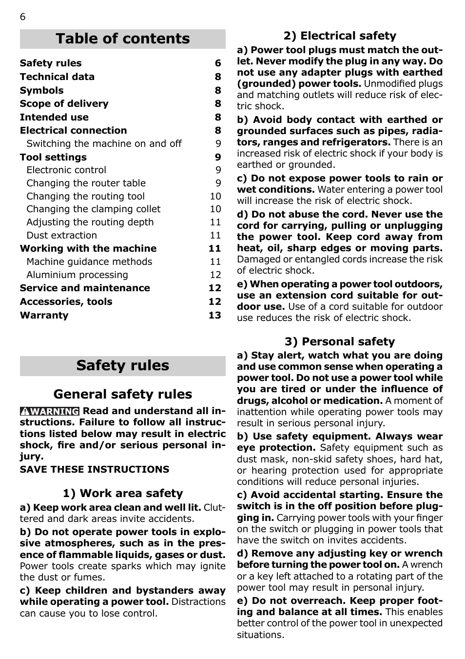 Festool MFK 700 User Manual | Page 6 / 38