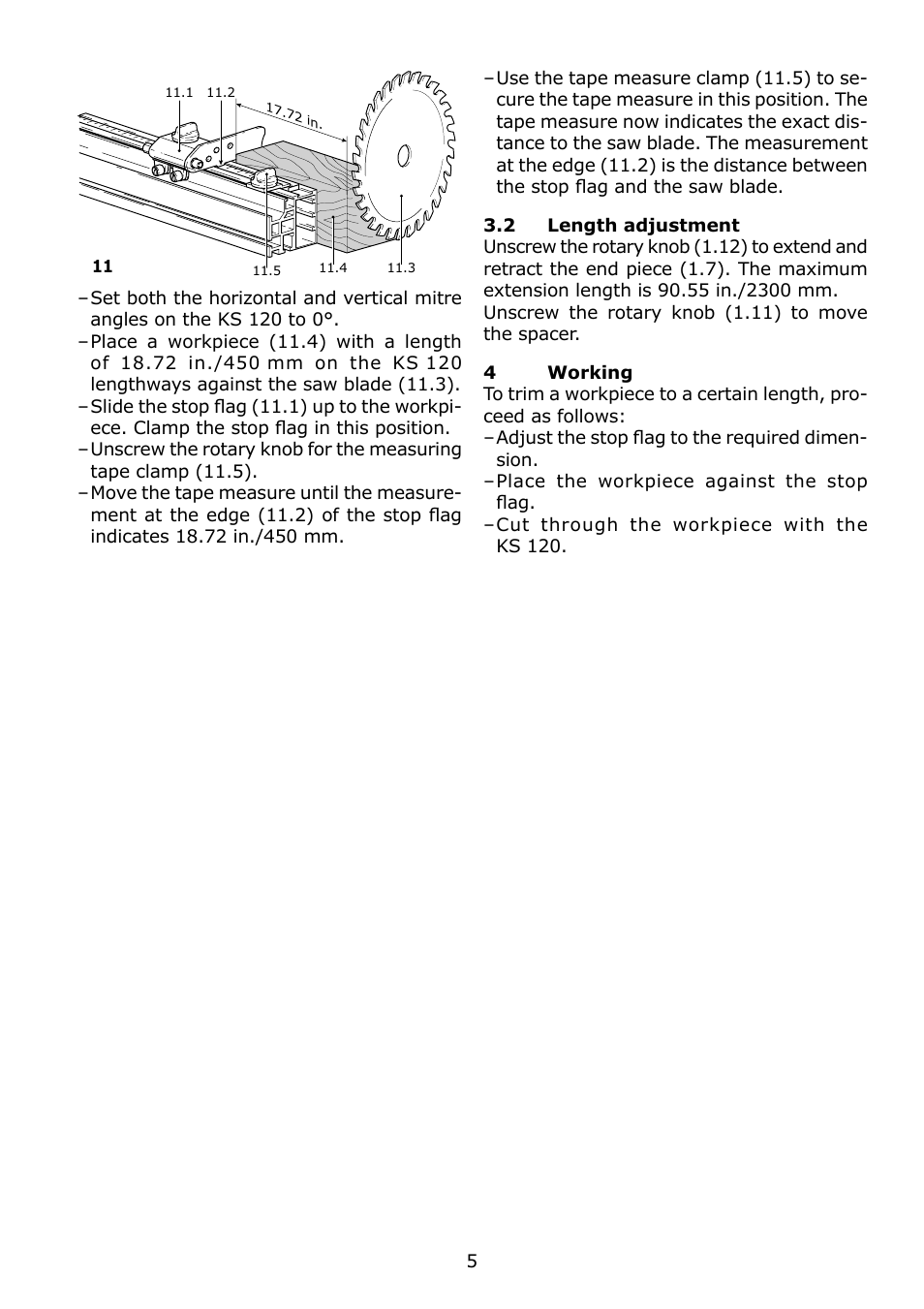 Festool KA-KS 120 User Manual | Page 5 / 16