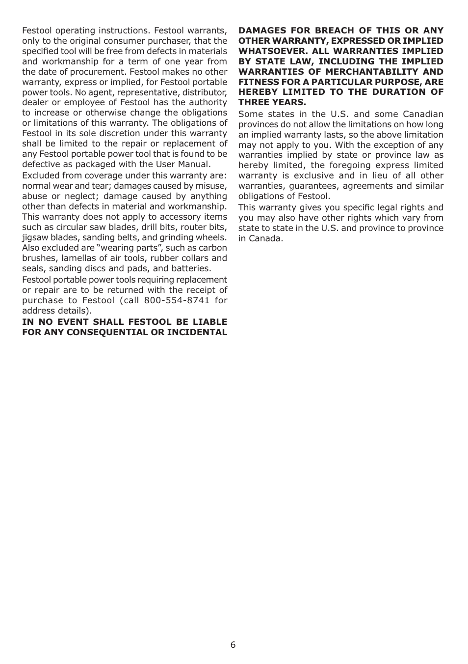 Festool RTS 400 Q User Manual | Page 6 / 16