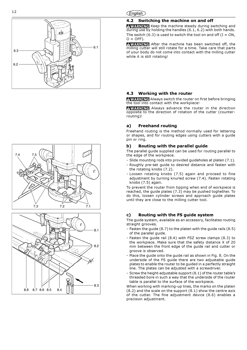 Festool OF 2000 E User Manual | Page 12 / 17