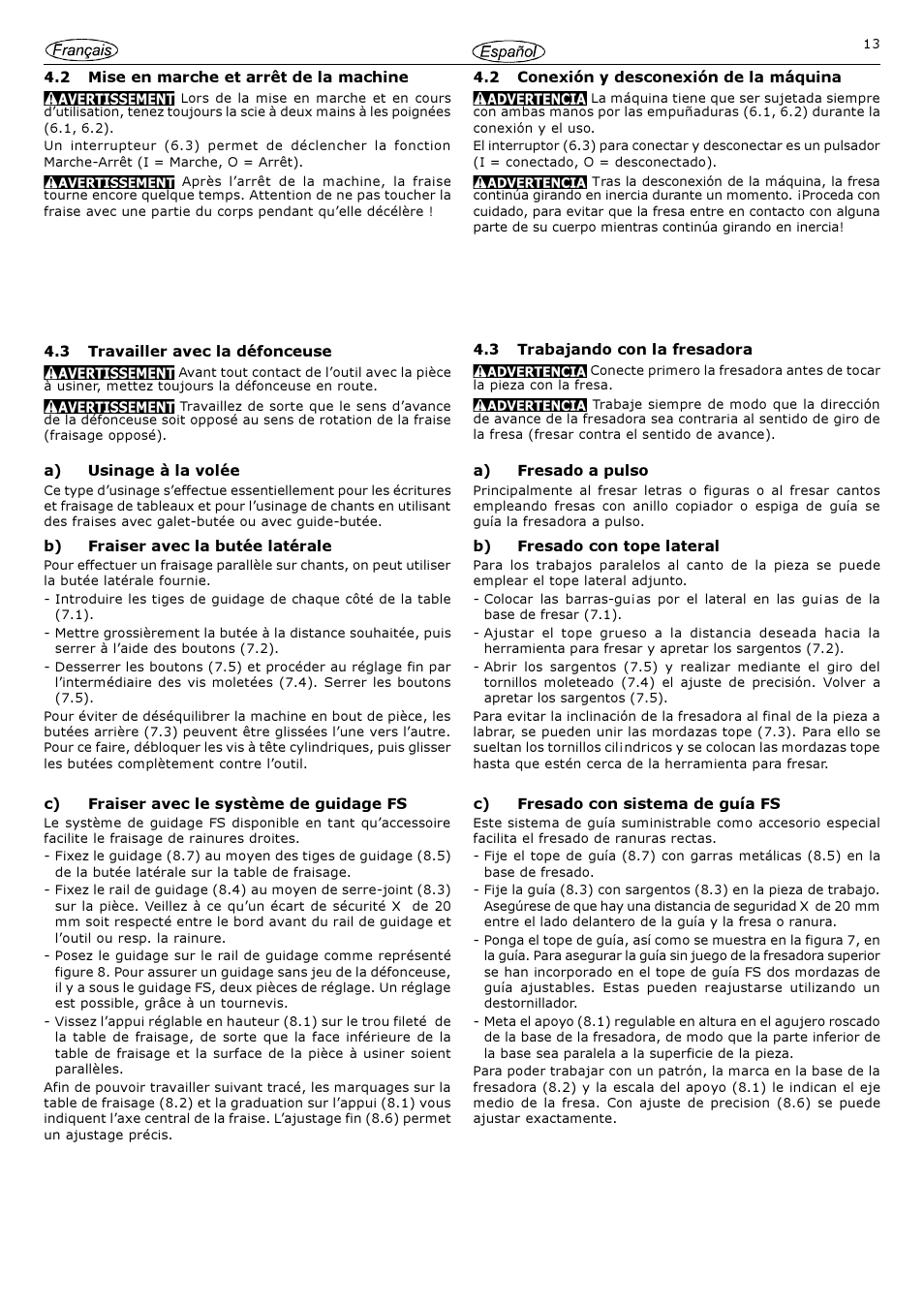 Festool OF 2000 E User Manual | Page 13 / 17