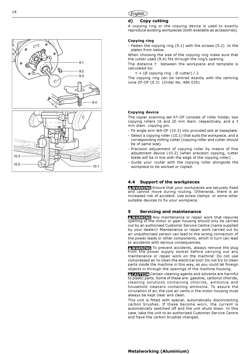 Festool OF 2000 E User Manual | Page 14 / 17