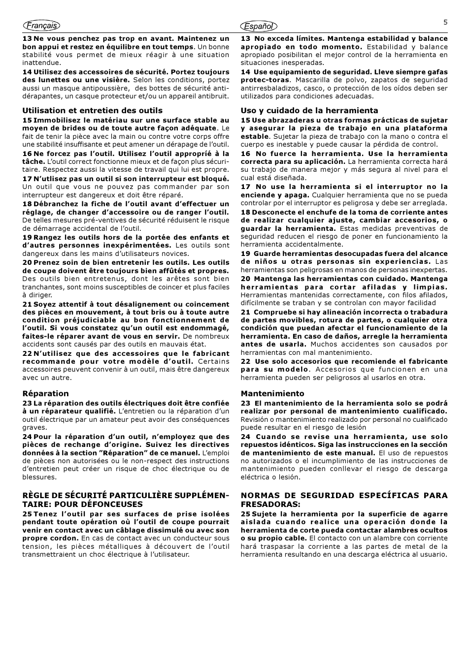 Festool OF 2000 E User Manual | Page 5 / 17