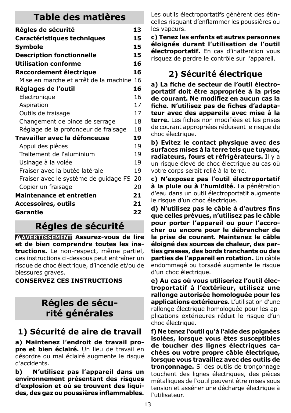 Festool OF 1400 EQ User Manual | Page 13 / 34
