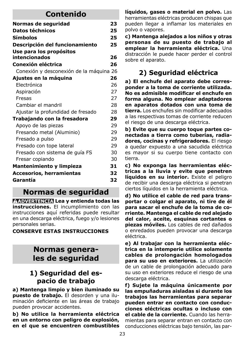 Festool OF 1400 EQ User Manual | Page 23 / 34