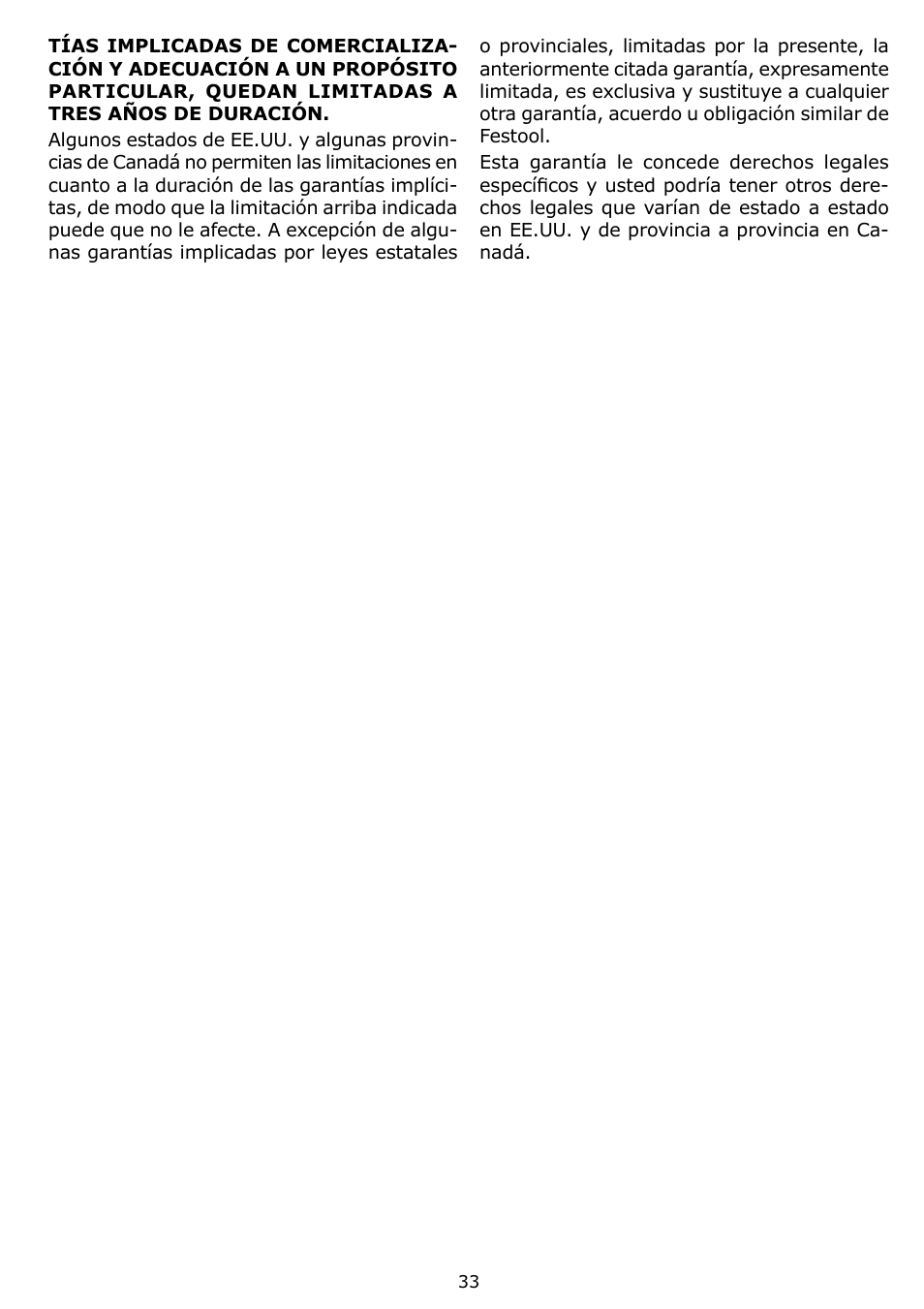 Festool OF 1400 EQ User Manual | Page 33 / 34