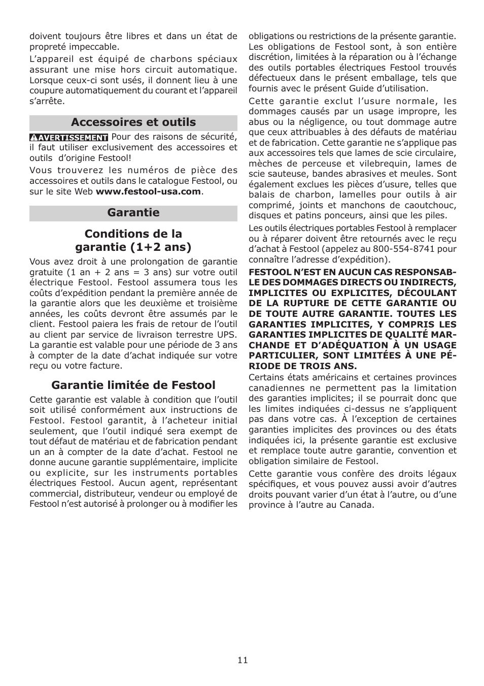 Festool DELTEX DX 93 E User Manual | Page 11 / 16