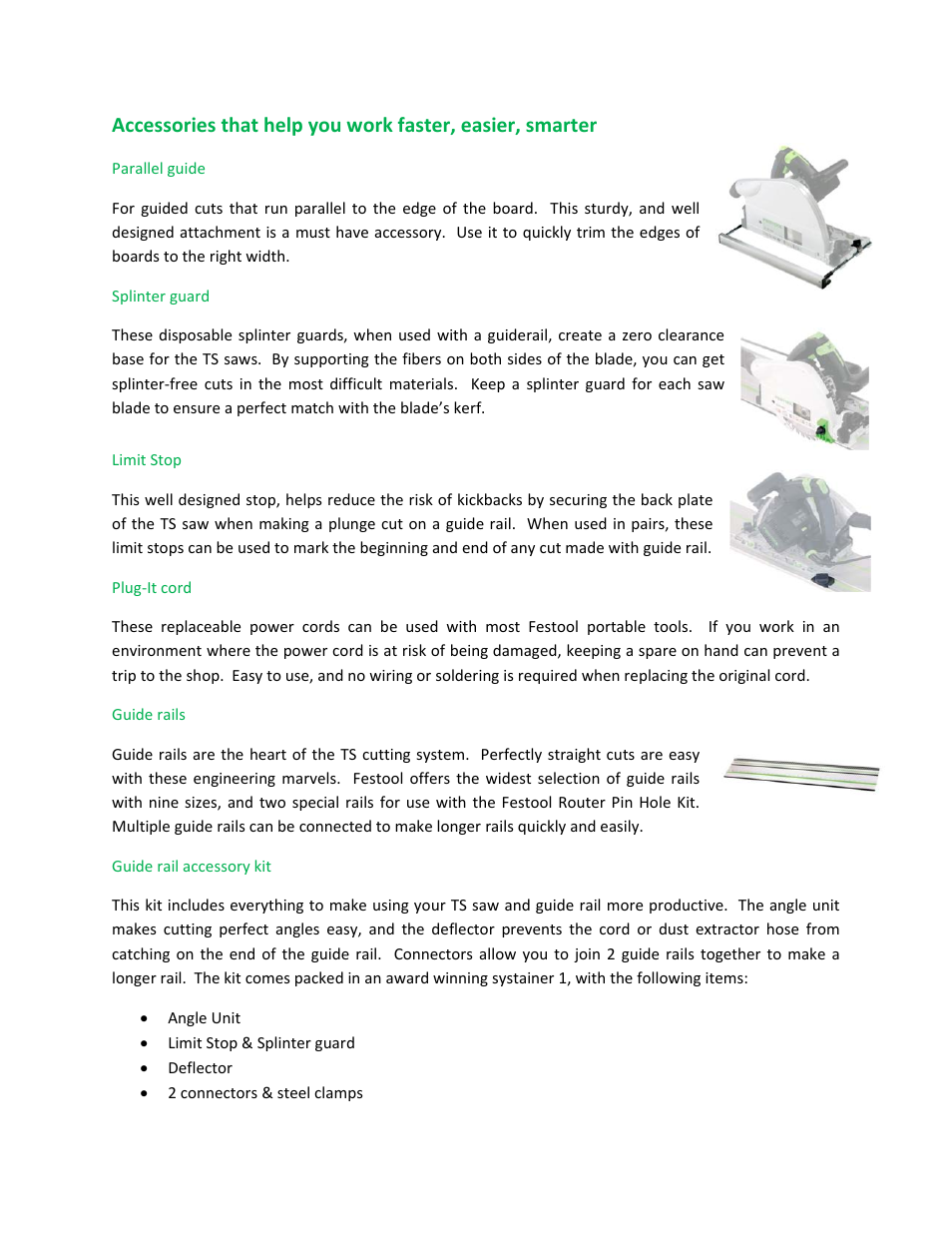 Festool TS 55 EQ User Manual | Page 12 / 14