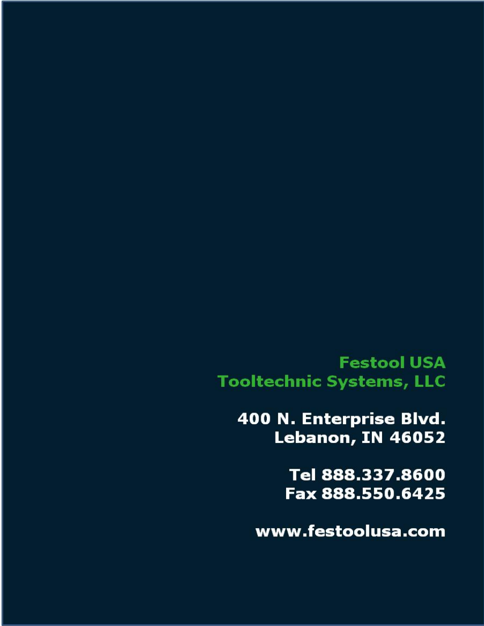 Festool TS 55 EQ User Manual | Page 14 / 14