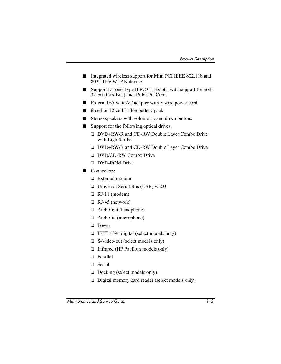 FHP DV1400 User Manual | Page 9 / 258