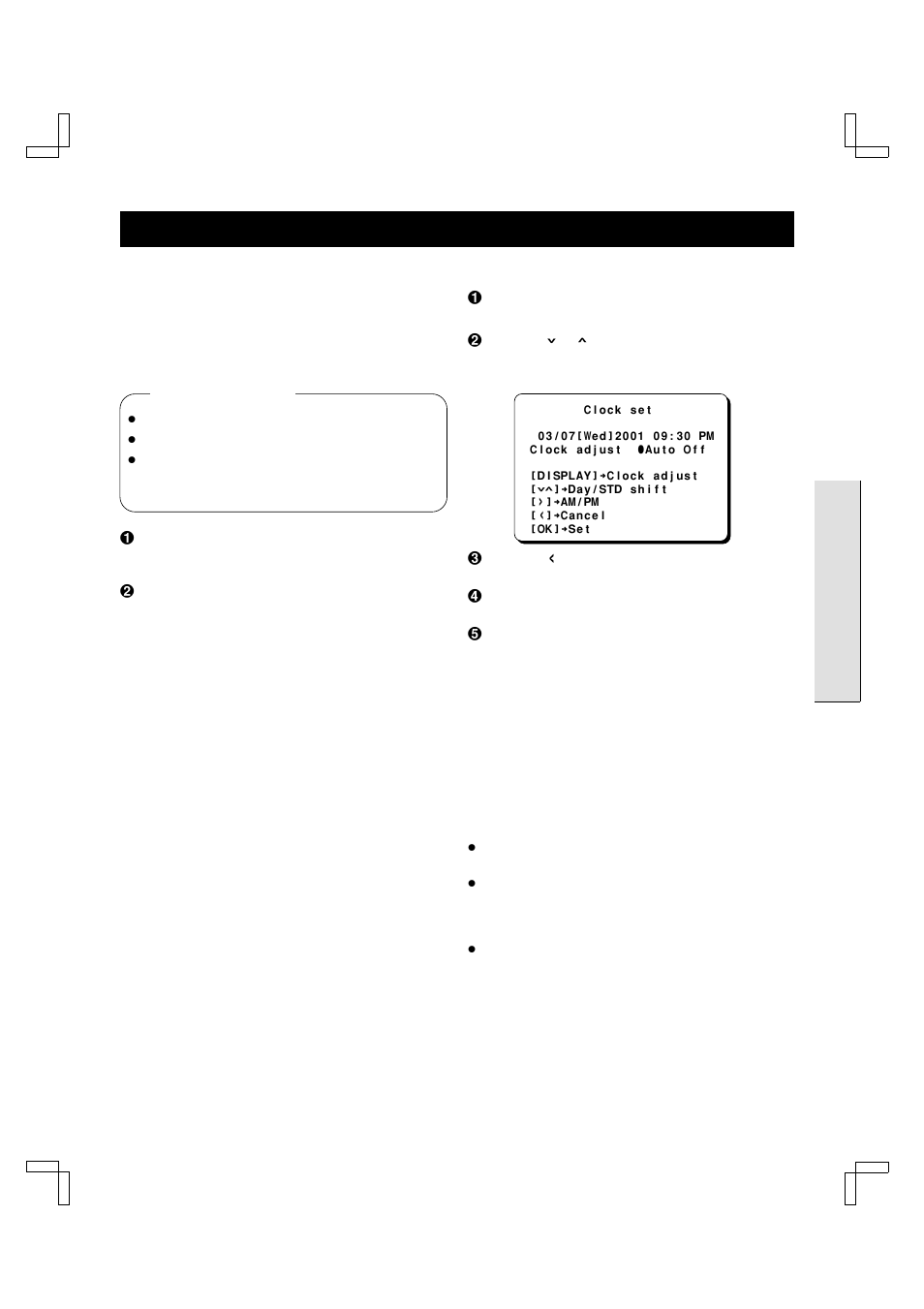 Setting the clock, Automatic clock adjustment, Before starting | Fisher FVH-E420 User Manual | Page 19 / 38