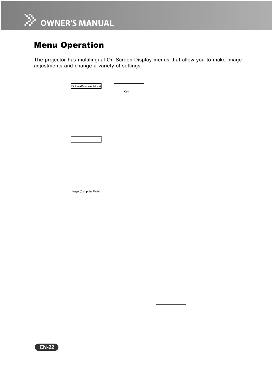Menu operation | Fisher PLC-WXU10N User Manual | Page 23 / 42