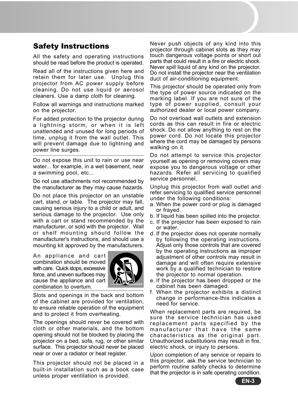 Safety instructions | Fisher PLC-WXU10N User Manual | Page 4 / 42