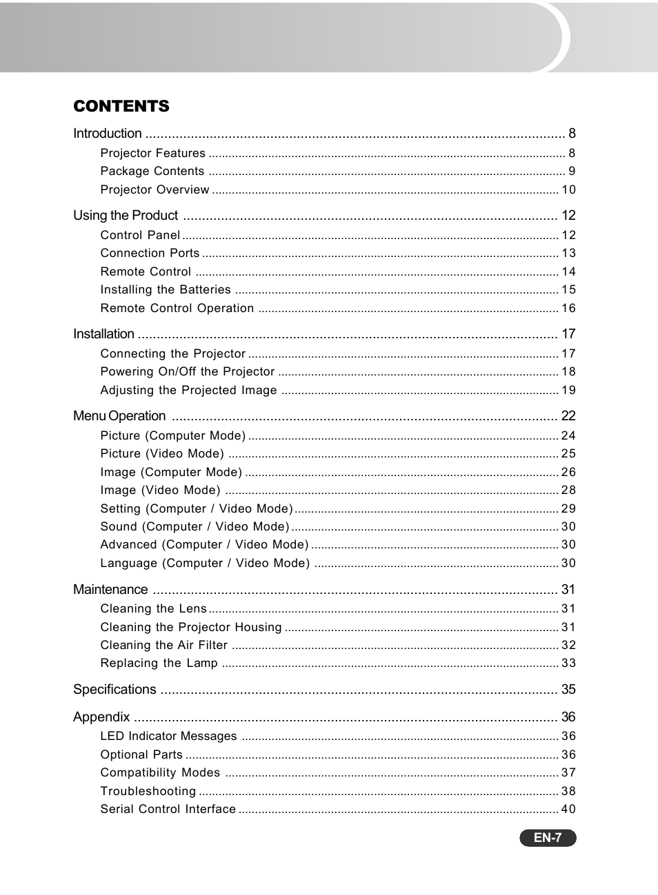 Fisher PLC-WXU10N User Manual | Page 8 / 42
