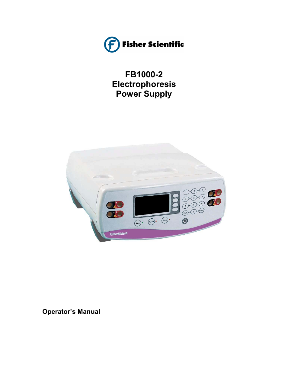 Fisher FB1000-2 User Manual | 50 pages