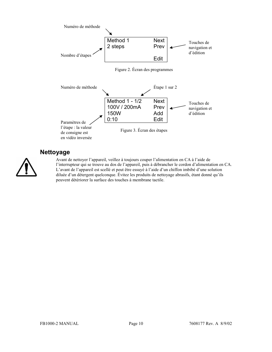 Nettoyage | Fisher FB1000-2 User Manual | Page 22 / 50