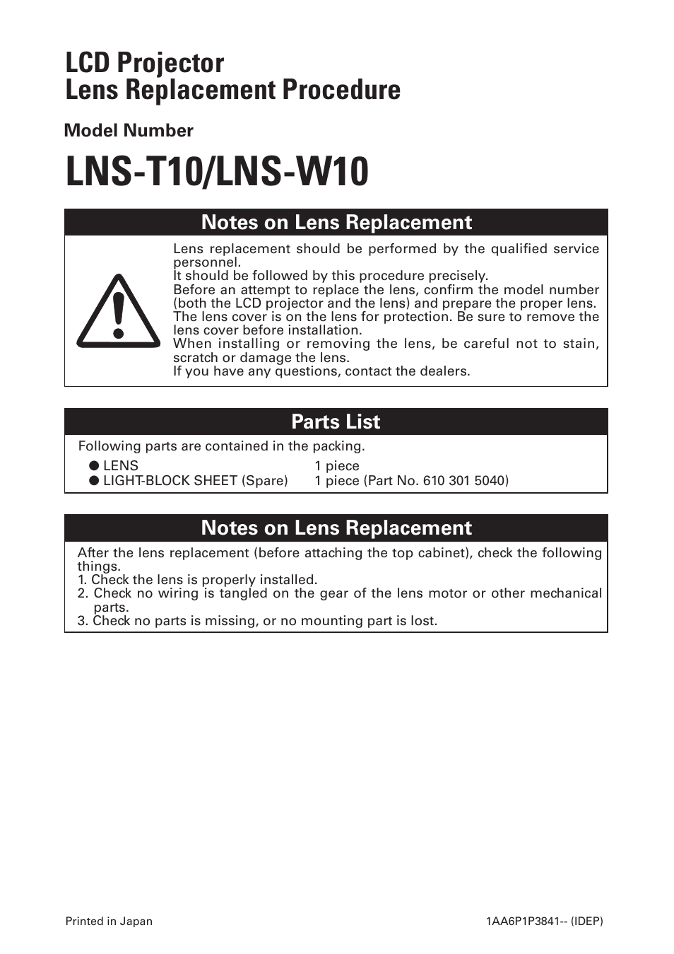 Fisher LNS-W10 User Manual | 8 pages