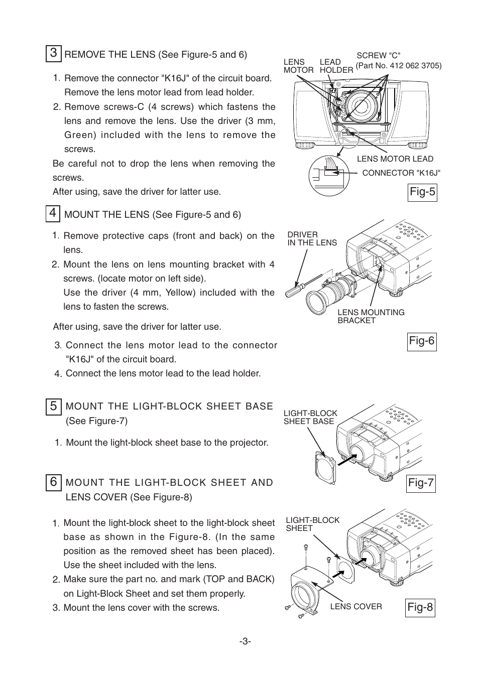 Fig-6 fig-7 fig-8, Fig-5 | Fisher LNS-T32 User Manual | Page 3 / 18