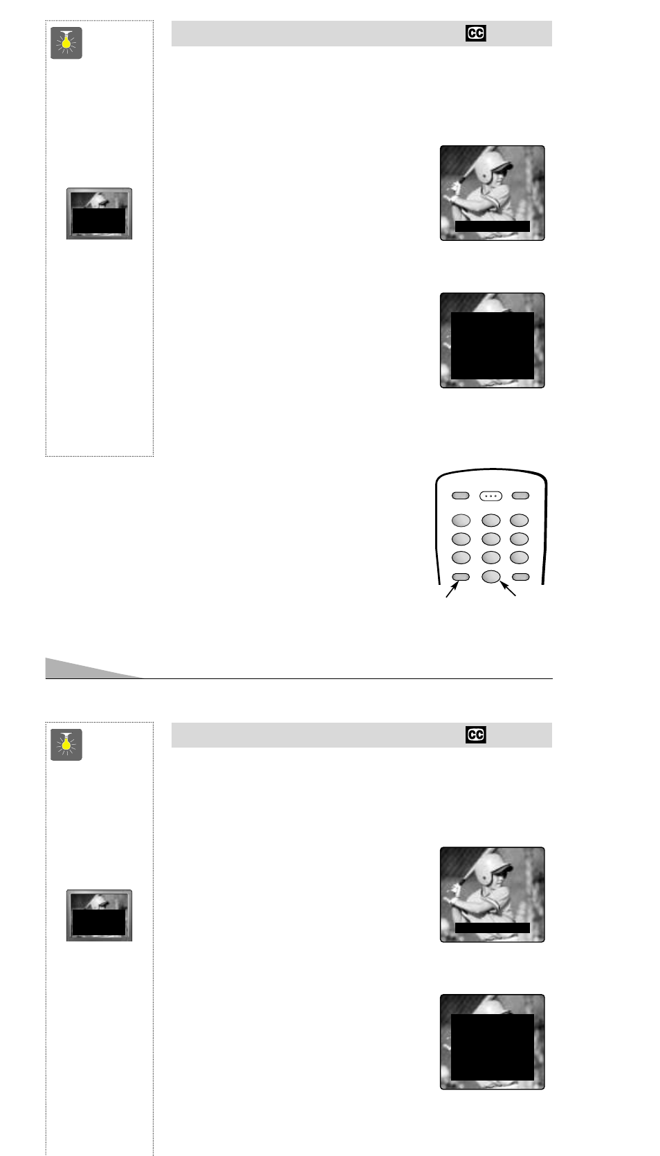 Closed-captioning, Quicktips | Fisher PC-25S00 User Manual | Page 10 / 32