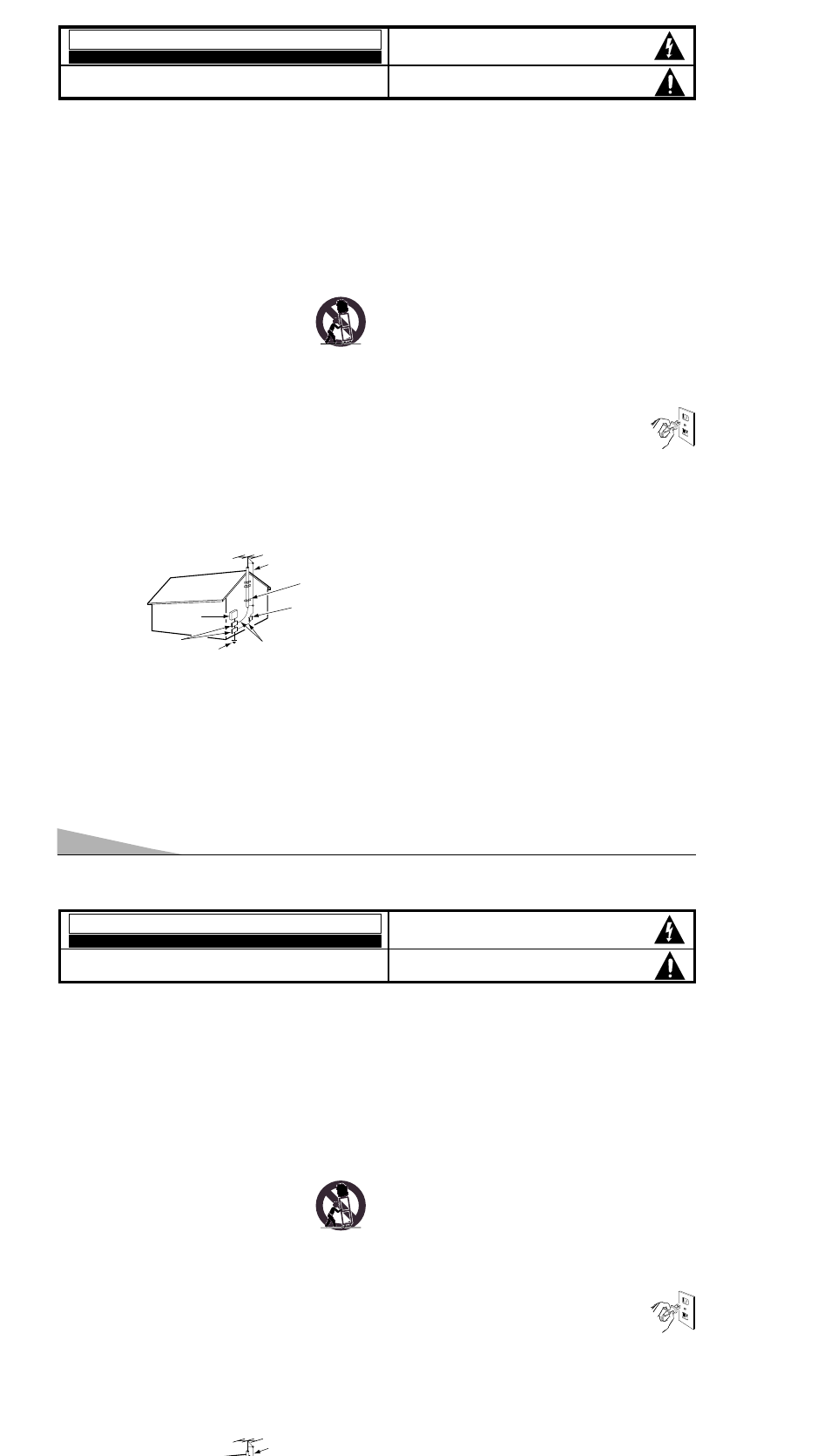 Importantes medidas de seguridad, 18 precaucion, Precaucion | Fisher PC-25S00 User Manual | Page 18 / 32