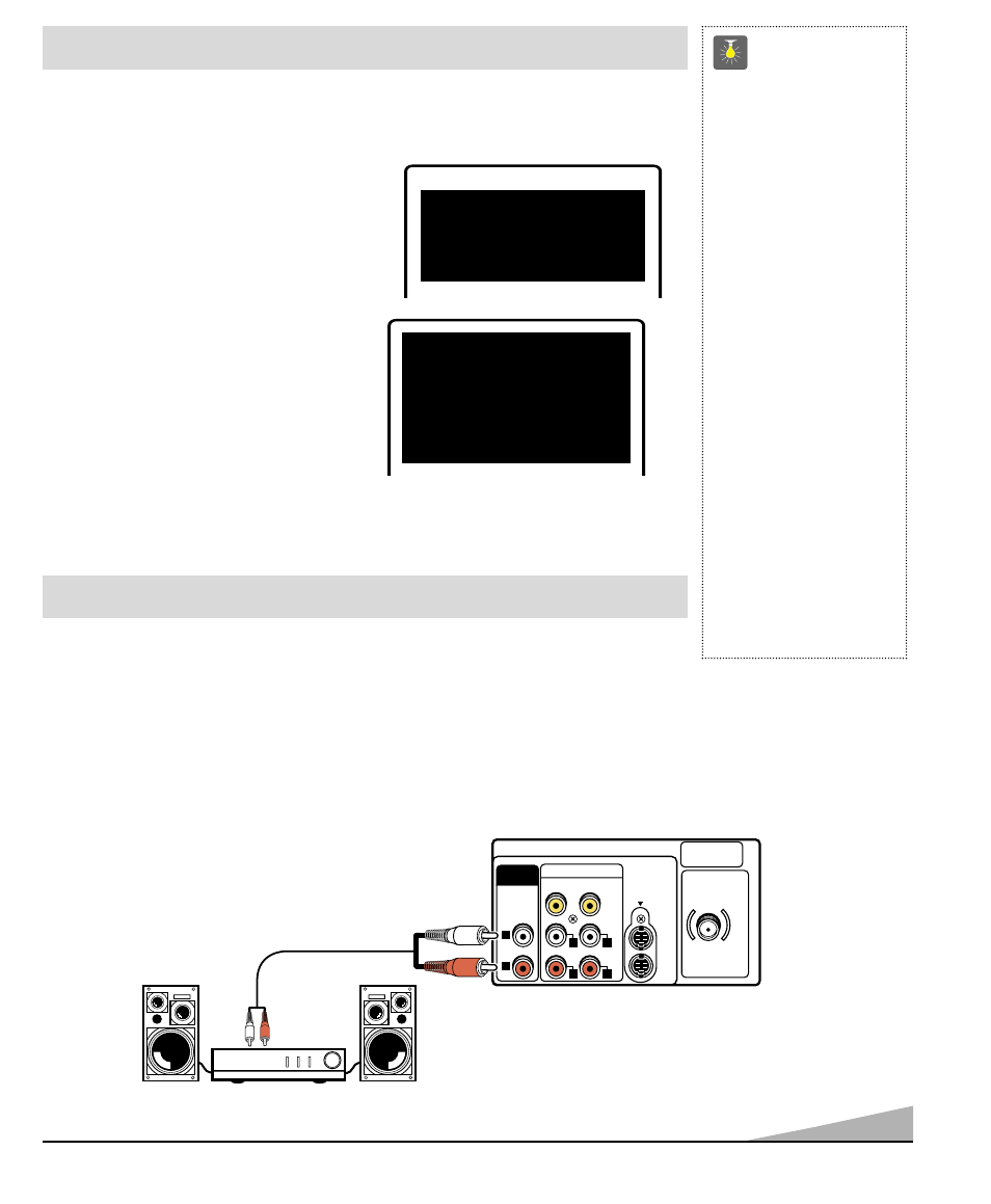 Usando la salida de audio, Reajustando la tv | Fisher PC-27F20 User Manual | Page 35 / 48