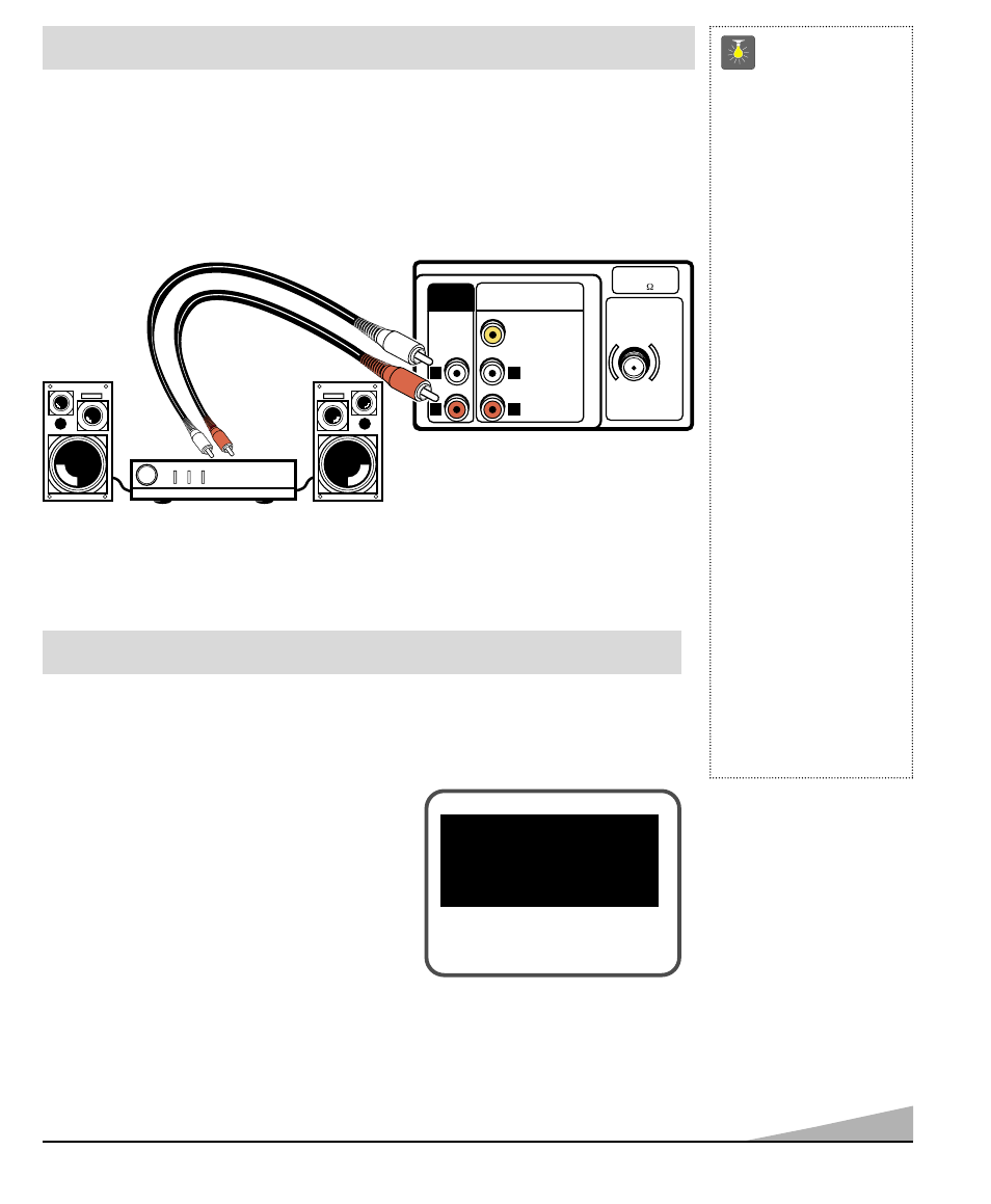 Usando la salida de audio, Reajustando la tv | Fisher PC-27S10 User Manual | Page 27 / 36