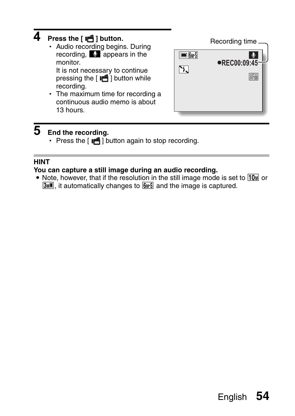 English | Fisher VPC-CG6GX User Manual | Page 68 / 202