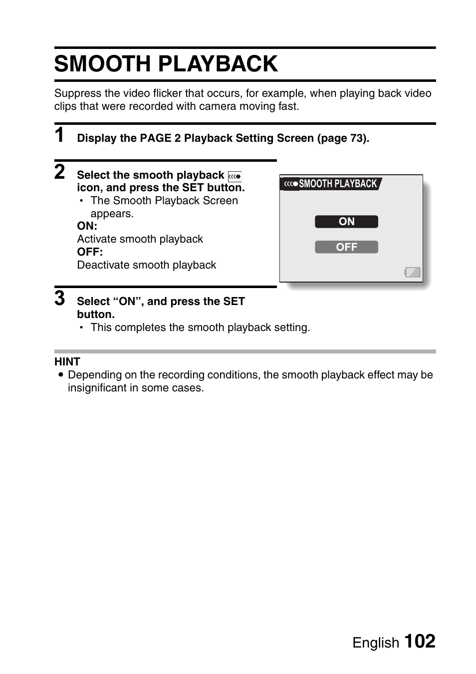 Smooth playback | Fisher VPC-C6 User Manual | Page 108 / 192