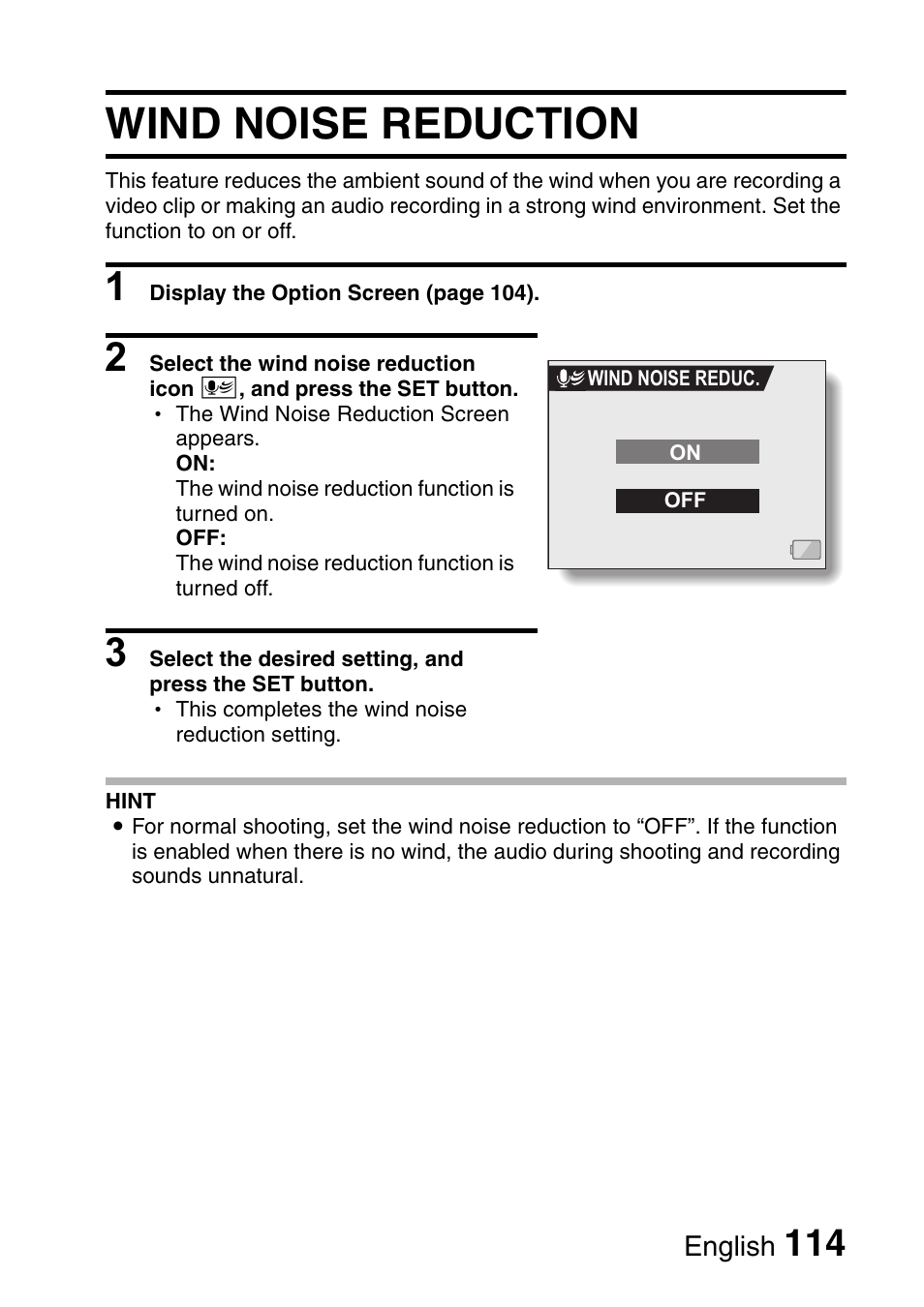 Wind noise reduction | Fisher VPC-C6 User Manual | Page 120 / 192