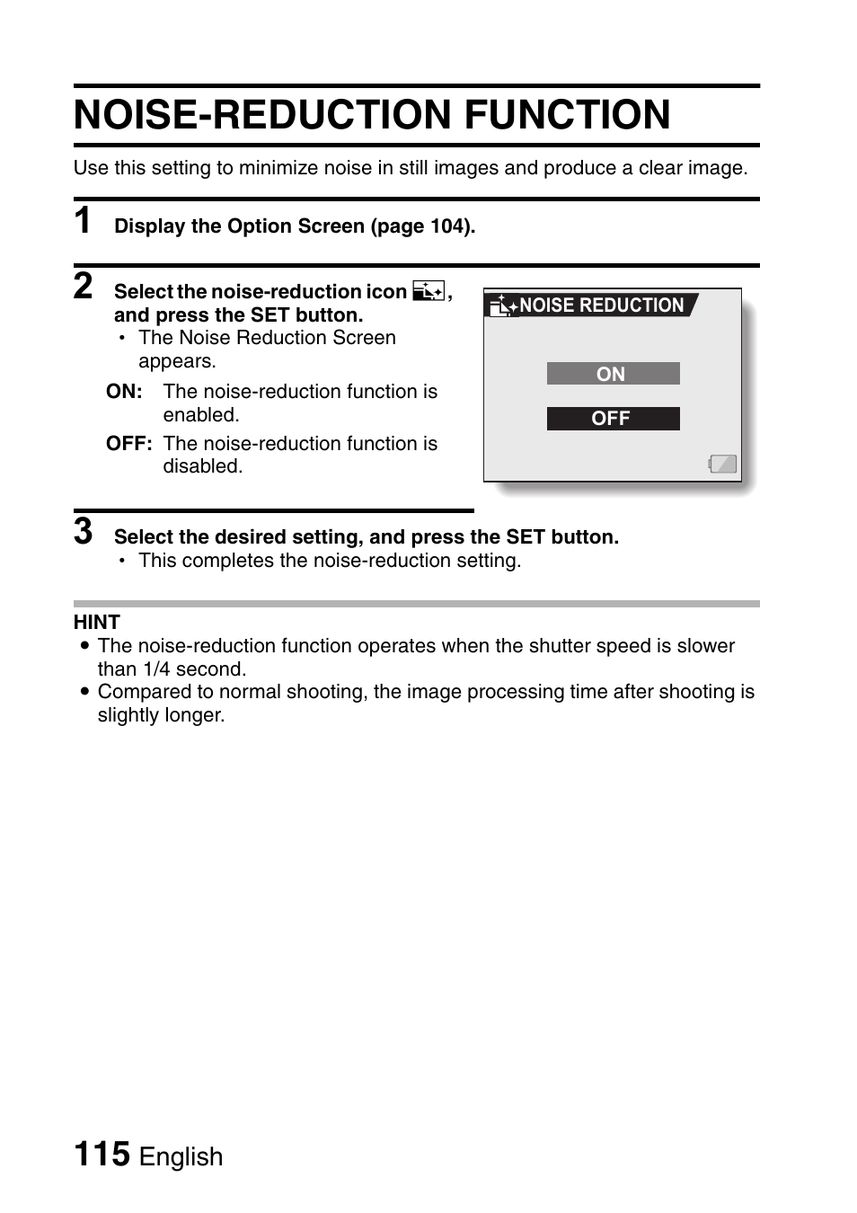 Noise-reduction function | Fisher VPC-C6 User Manual | Page 121 / 192