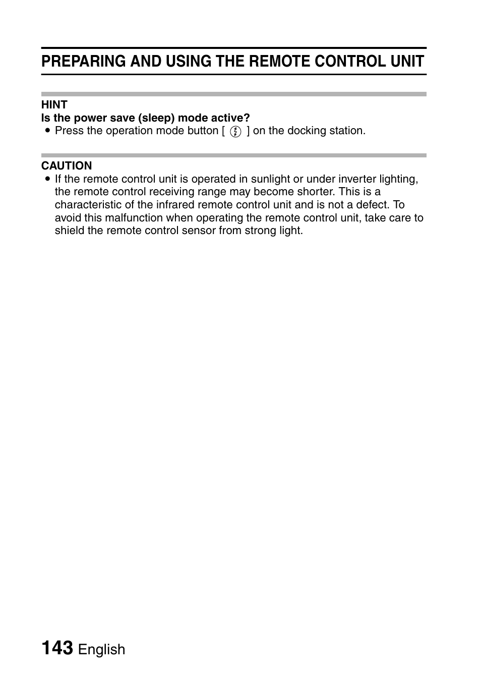 Preparing and using the remote control unit | Fisher VPC-C6 User Manual | Page 149 / 192