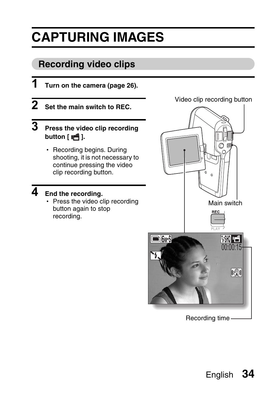 Capturing images | Fisher VPC-C6 User Manual | Page 40 / 192