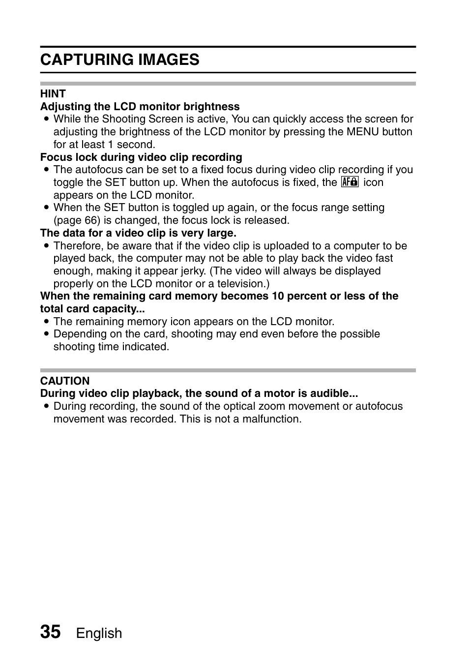 Capturing images, English | Fisher VPC-C6 User Manual | Page 41 / 192
