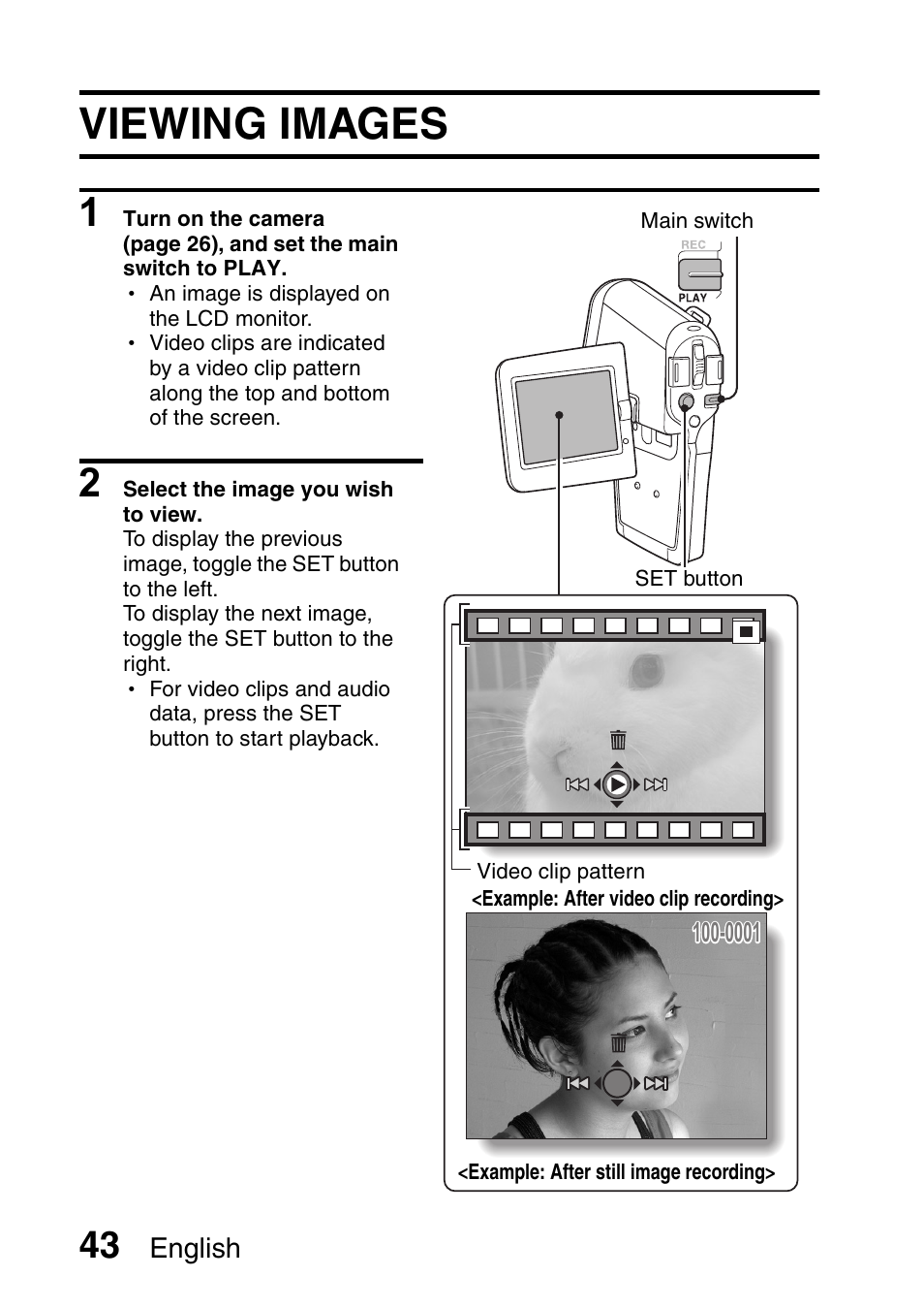 Viewing images | Fisher VPC-C6 User Manual | Page 49 / 192